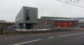 Extension de l'arsenal des pompiers de Erezée
