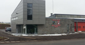 Extension de l'arsenal des pompiers de Erezée