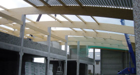Construction d'un hall économique à Bertrix