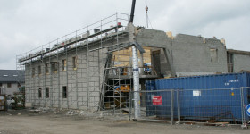 Construction d'un hall économique à Bertrix