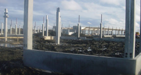 Construction de 5 surfaces commerciales à Bertrix