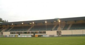 Construction d'une tribune de foot pour l'Excelsior de Virton.