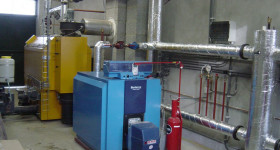 Chaufferie bois + réseau de chaleur pour le château
