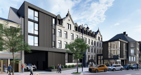 Immeuble "Habitat+ - Hôtel de France : 20 appartements" à Florenville - Etudes de la stabilité et des techniques spéciales